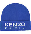 Kenzo Beanie - Knitted - Blue w. White
