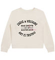 Zadig & Voltaire Sweatshirt - Ivory w. Text