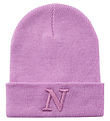 Name It Beanie - Knitted - Noos - NknMalik - Violet Tulle