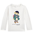 Polo Ralph Lauren Blouse - White w. Soft Toy