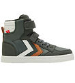 Hummel Stígvél - Þynnri Stadil Leather High Jr - Forest nótt