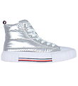 Tommy Hilfiger Kängor - Hög Topp Lace-Up - Silver