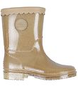 Petit by Sofie Schnoor Rubber Boots w. Lining - Nougat w. Glitte