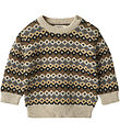 Wheat Blouse - Knitted - Elias - Multi Blue