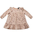 Petit Town Sofie Schnoor Dress - Nougat w. Flowers