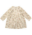 Petit Town Sofie Schnoor Dress - Sand w. Flowers