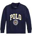 Polo Ralph Lauren Sweatshirt - Marinbl m. Tryck