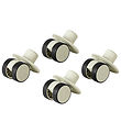 MODU 4x Swirly Wheels - 4-Pack - Dusty Green