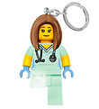 LEGO® Keychain w. Flashlight - LEGO® Nurse