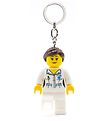 LEGO Keychain w. Flashlight - LEGO Nurse