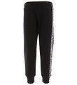 Versace Pantalon de Jogging - Noir/Blanc av. Imprim