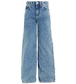 Calvin Klein Jeans - Hgt stigande brett ben - Mid Blue Stel