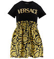 Versace Dress - Baroque - Black w. Gold