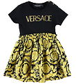 Versace Dress - Baroque - Black w. Gold