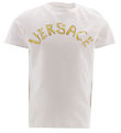 Versace T-shirt - White w. Gold
