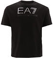 EA7 T-shirt - Svart m. Silver