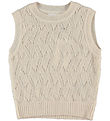 Molo Waistcoat - Wool/Polyester - Greta - Pearled Ivory