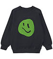 Molo Sweatshirt - Mar - Schwarz m. Frottee