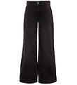 Calvin Klein Jeans - Hgt stigande brett ben - tvttat Black
