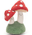 Jellycat Soft Toy - 25x13 cm - Amuseable Pair Of Toadstools