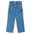 Grunt Jeans - Worki lage taille Cargo - Authentic Blue