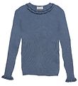 Creamie Bluse - Pullover Rib Strick - Kapitne Blue