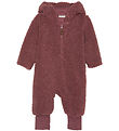 Minymo Fleece Suit - Teddy - Roan Rouge