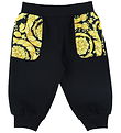 Versace Sweatpants - Black w. Yellow