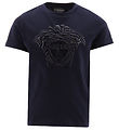 Versace T-shirt - Marinbl m. Logo