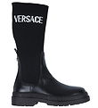 Versace Kngor - Boot Calf - Black/White/Palladium