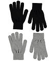 Molo Gloves - Acrylic/Wool - 2-Pack - Kiddy - Grey Melange