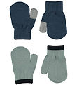 Molo Mittens - Knitted - 2-Pack - Kenny - Dark Denim