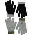 Molo Gloves - Knitted - 2-Pack - Kello - Grey Melange