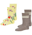 Molo Socken - Nomi - 2er-Pack - Motte Grey