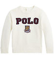 Polo Ralph Lauren Blouse - Knitted - Cream w. Polo