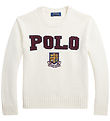 Polo Ralph Lauren Blouse - Knitted - Cream w. Polo