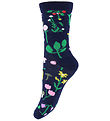 Danef Socken - DneDnemark - Navy Botanisch