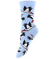 Danefæ Sokkar - DaneDanmark - Lt Blue Storks