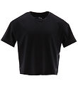 T-Shirt Under Armour - Recadré - Exercice - Noir