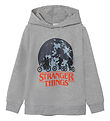 Name It Hoodie - NkmArt - Stranger Things - Grey Melange