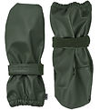 Liewood Mittens w. Fleece - PU - Bobbie - Hunter Green