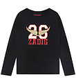 Zadig & Voltaire Trja - Svart m. Glitter