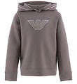 Emporio Armani Hoodie - Mud w. Logo