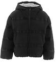 Emporio Armani Padded Jacket - Black w. Logo Stripes