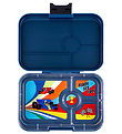 Yumbox Lunchbox w. 4 Rooms - Bento Tapas - Monte Carlo Blue/Race