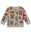 Stella McCartney Kids Sweatshirt - Grey Melange w. Bears