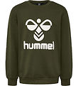 Hummel Sweatshirt - hmlDos - Olive Natt