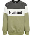 Hummel Sweatshirt - hmlClaes - Olie Green