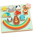 Djeco Jigsaw Puzzle - 11 Bricks - Wood - Puzz & Boom Rainbow