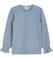 Hust and Claire Blouse - Rib - Amma - Blue Tint